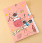 Cartoon Expanding A4 File Folder – 6-Pocket Document Organizer with Elastic Band