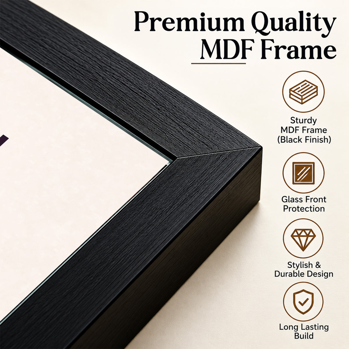 Muzan Demon Slayer Wall Poster with Frame – 12 × 18 Inch Vibrant Artwork | Ready to Hang