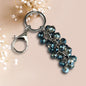 Blue Crystal Keychain