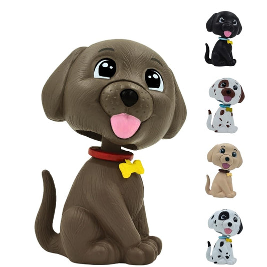 Brown Dog Bobblehead Figurine