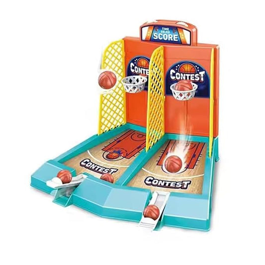 Mini Basketball Shooting Game for Kids – Tabletop Sports Game. Indoor Competitive Toy, Hand-Eye Coordination Training.