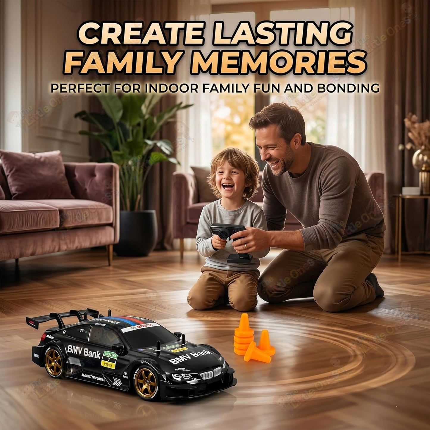 1:16 Scale 4WD RC Drift Car – Pro Edition with LED Lights & Drift Tires
