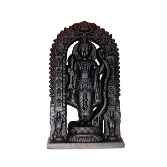 Shree Ram Lalla Idol - Ayodhya Ram Murti 9 CM for Car Dashboard, Home Decor, Office Desk, Temple, and Gifting Purposes