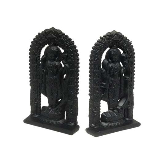 Shree Ram Lalla Idol - Ayodhya Ram Murti 9 CM for Car Dashboard, Home Decor, Office Desk, Temple, and Gifting Purposes