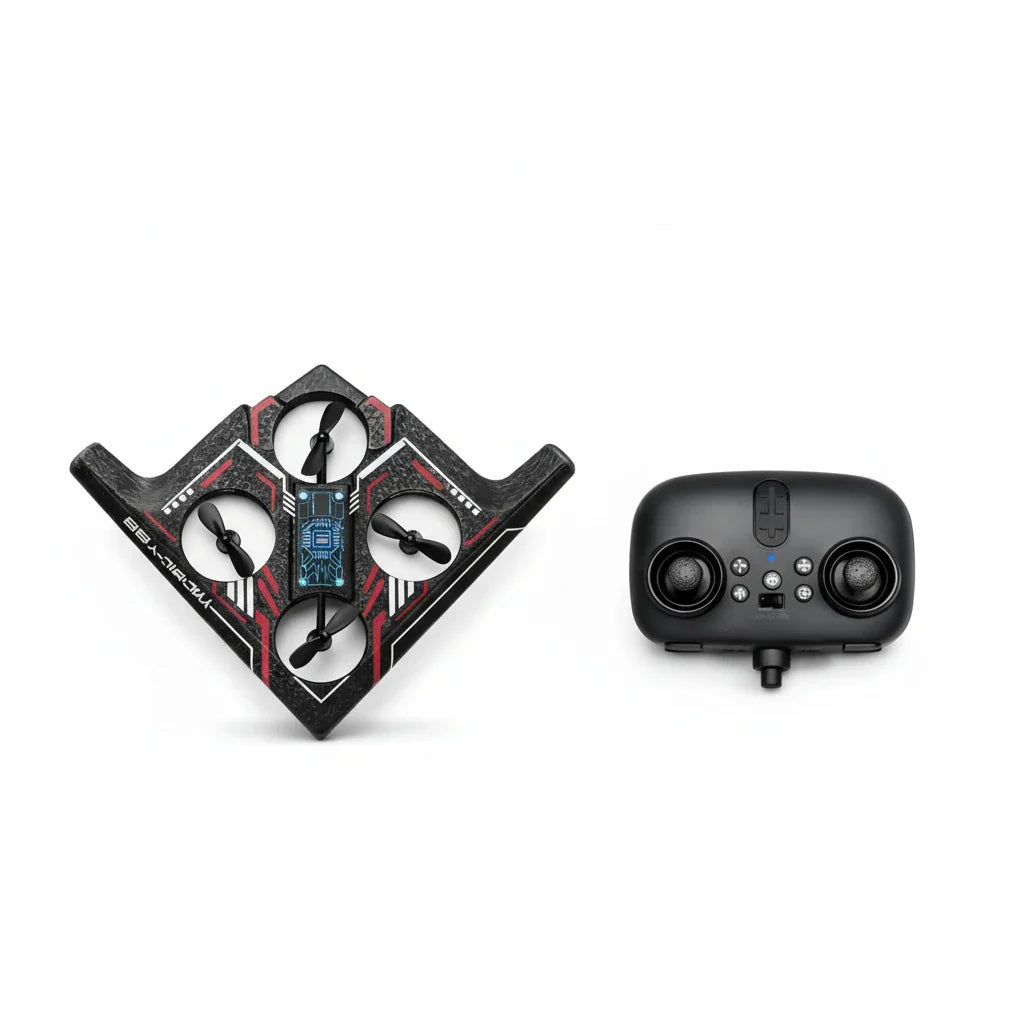 Y-Series Mini RC Drone with 2.4GHz Remote Control, LED Lights & 360° Stunt Spin