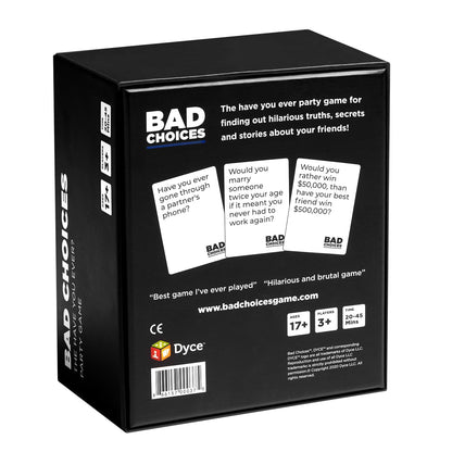 Fun Games for Adults & Game Night Party Games (Bad Choices)