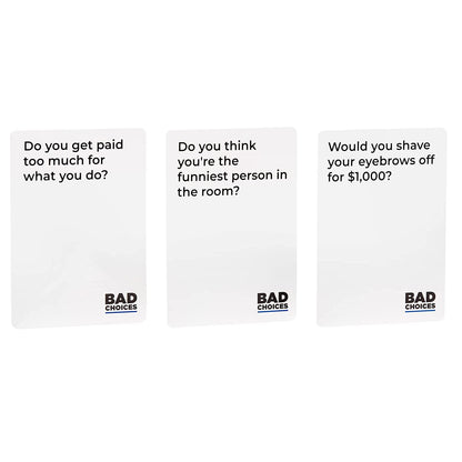 Fun Games for Adults & Game Night Party Games (Bad Choices)
