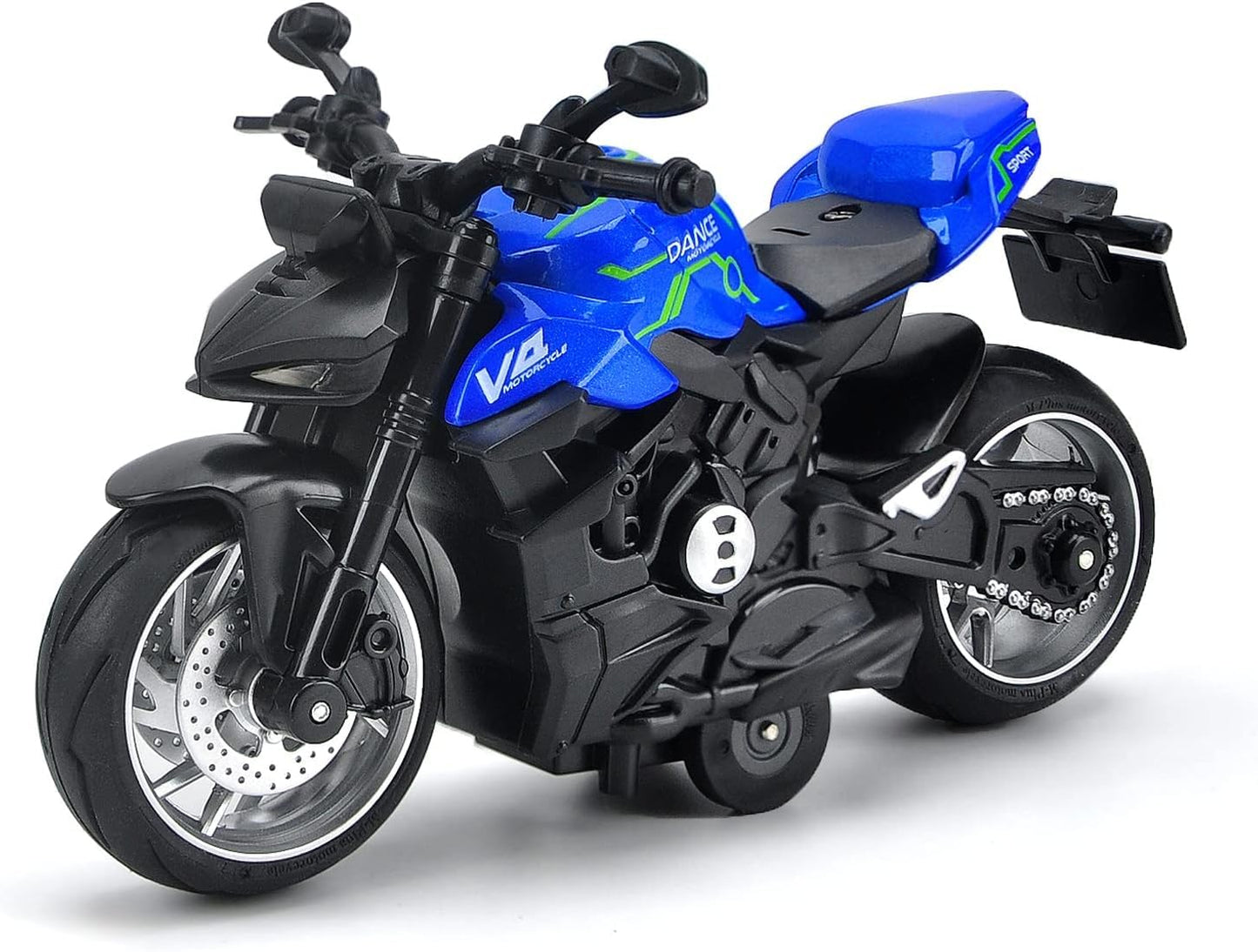 Metal Die Cast Sports Bike (Blue)