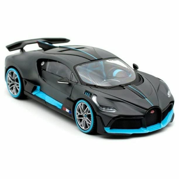 1:32 Scale Exclusive Alloy Metal Pull Back Die-cast Car Model with Sound Light Mini Auto Toy for Kids Metal Model Toy Car with Sound and Light Bugatti DIVO