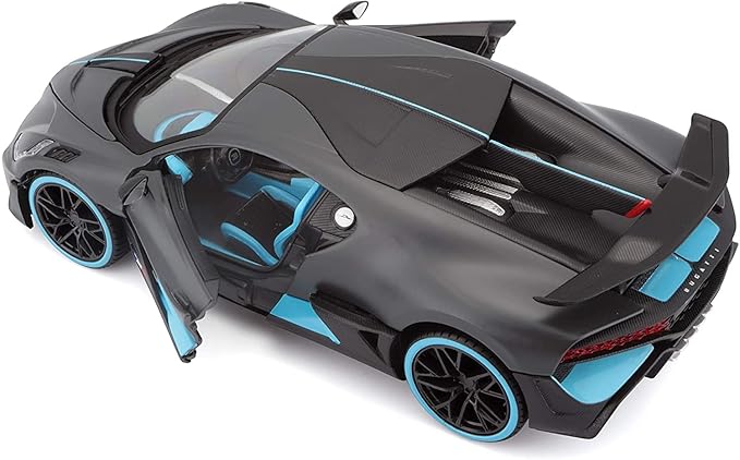 1:32 Scale Exclusive Alloy Metal Pull Back Die-cast Car Model with Sound Light Mini Auto Toy for Kids Metal Model Toy Car with Sound and Light Bugatti DIVO