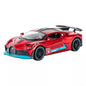 Red Colors Bugatti Divo New Die Cast Red Alloy Metal Pull Red Die-Cast Car Bugatti Diecast Metal Pullback Toy Car With Openable Doors & Light, Music Boys For Kids.