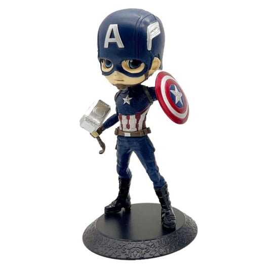 Action Figure Miniature Toy Figure Special Edition for Car Dashboard, Decoration, Cake, Office Desk & Study Table - Captain America