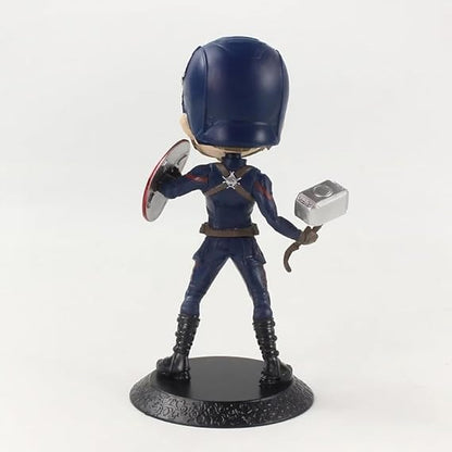 Action Figure Miniature Toy Figure Special Edition for Car Dashboard, Decoration, Cake, Office Desk & Study Table - Captain America