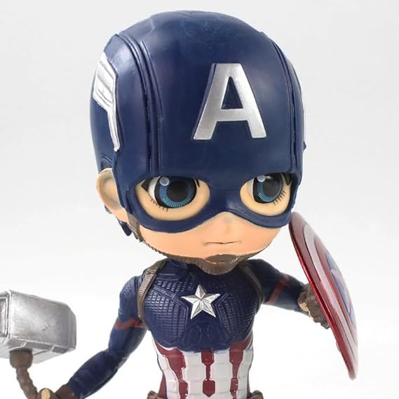 Action Figure Miniature Toy Figure Special Edition for Car Dashboard, Decoration, Cake, Office Desk & Study Table - Captain America