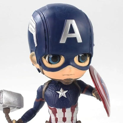 Action Figure Miniature Toy Figure Special Edition for Car Dashboard, Decoration, Cake, Office Desk & Study Table - Captain America