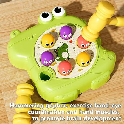 Crocodile Design Whack-a-Mole Toy for Toddlers. (Assorted Colours)