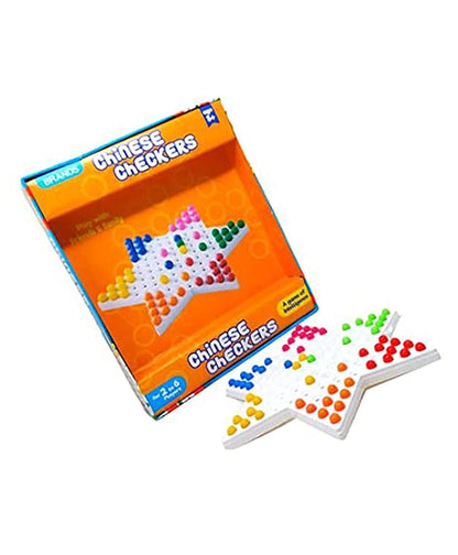 Chinese Checker, A Game of Intelligence Plastic Board for Kids and Adults (2 to 6 Players) (Age 8+) [Multicolor]