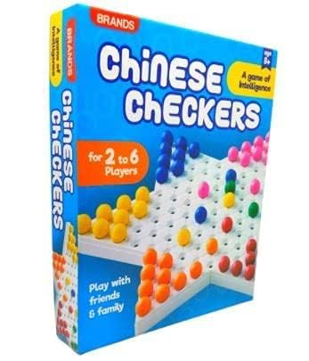 Chinese Checker, A Game of Intelligence Plastic Board for Kids and Adults (2 to 6 Players) (Age 8+) [Multicolor]