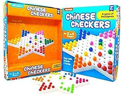 Chinese Checker, A Game of Intelligence Plastic Board for Kids and Adults (2 to 6 Players) (Age 8+) [Multicolor]