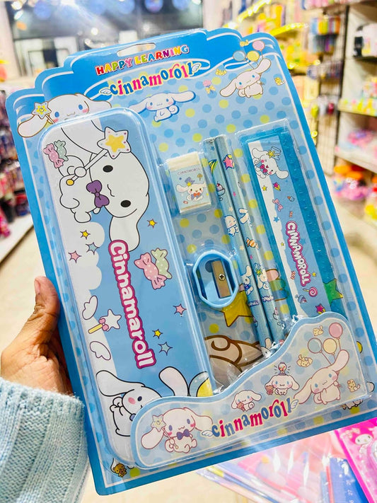 Cinnamon Roll Stationery Gift Set – Complete School Supply Kit for Kids