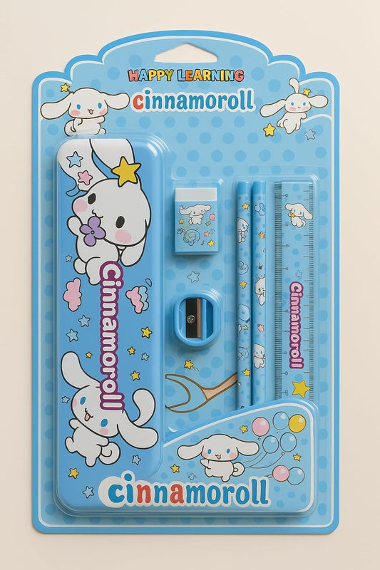Cinnamon Roll Stationery Gift Set – Complete School Supply Kit for Kids