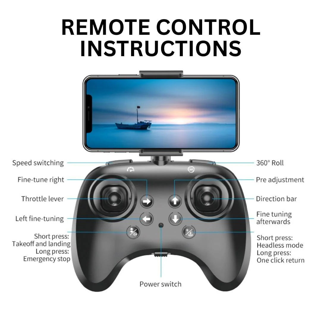 CZ39 Mini Camera Drone with 1080P HD Camera, Altitude Hold & Remote Control