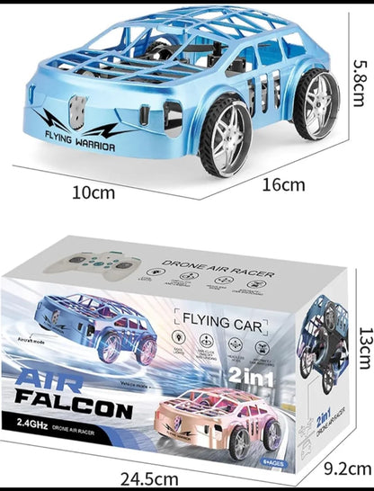 Air Falcon 2-in-1 Flying RC Car – Transforming Car + Drone Toy (Rechargeable)