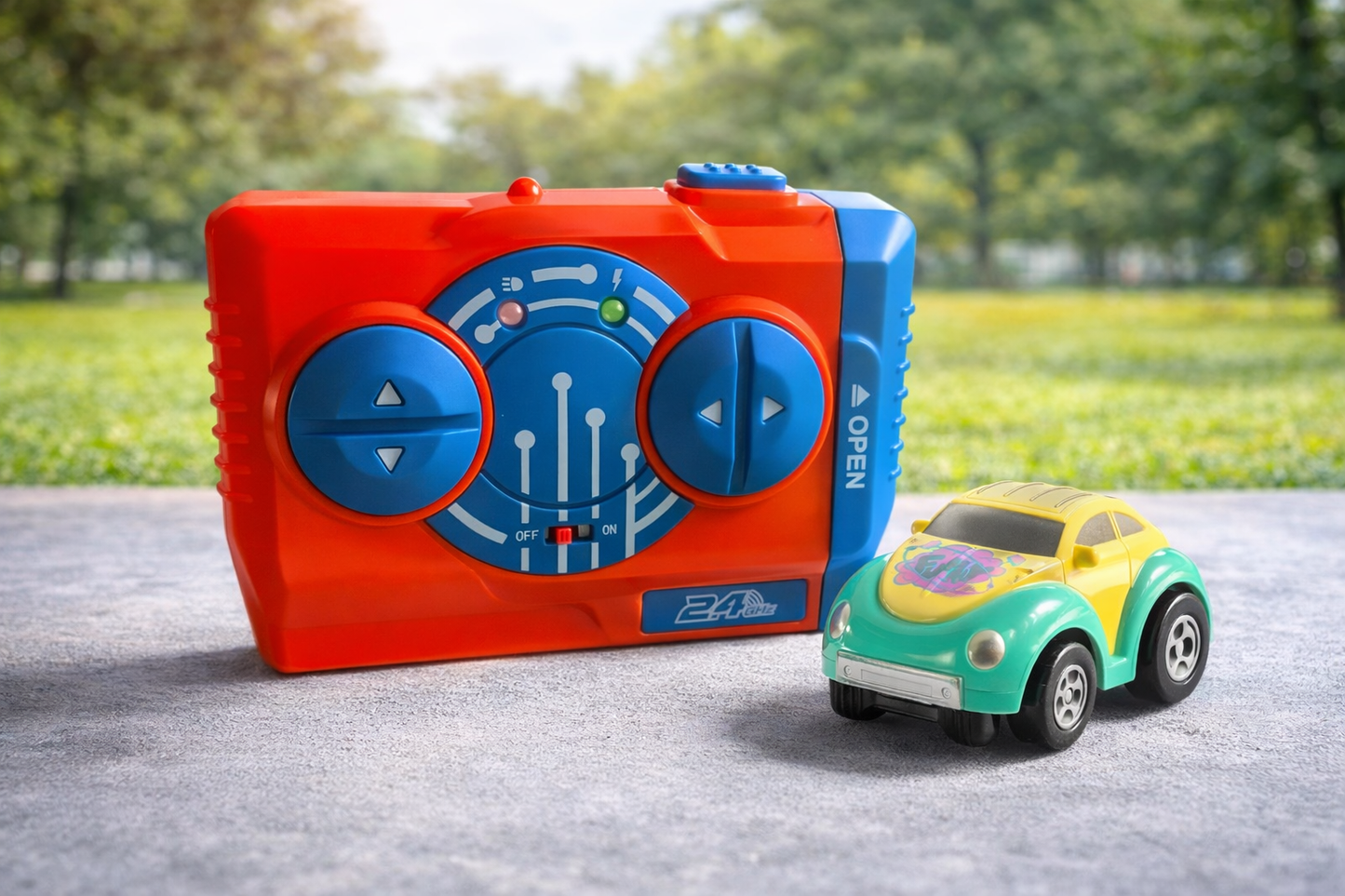Mini RC Racer Car – DIY Assembly Remote Control Toy (2.4GHz)