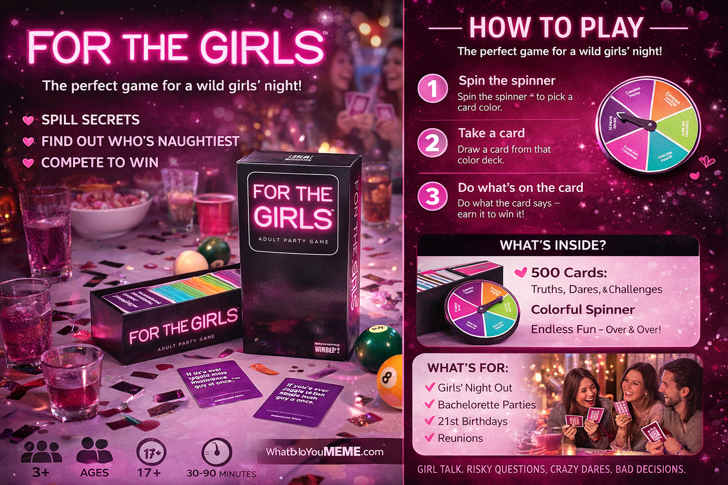 For The Girls – Ultimate Girls’ Night Party Game