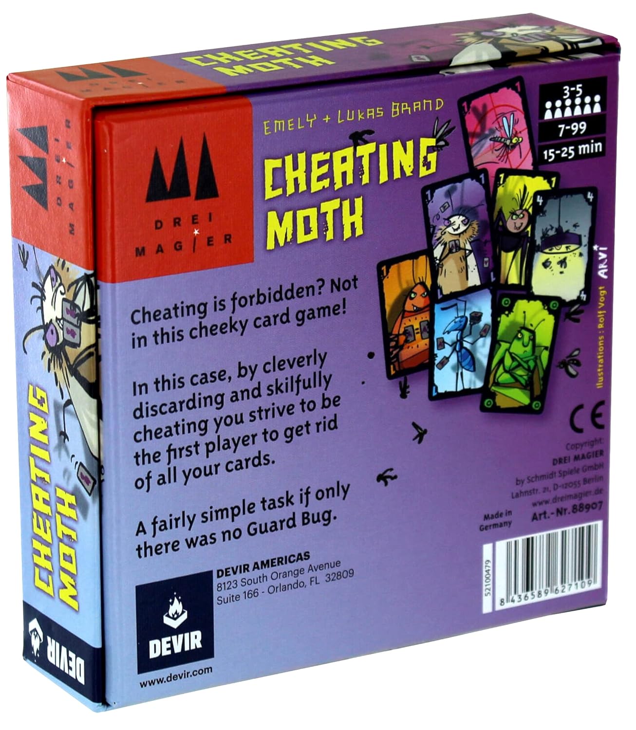 Cheating Moth Card Game – Funny Family Party Game Where Cheating Is Allowed!