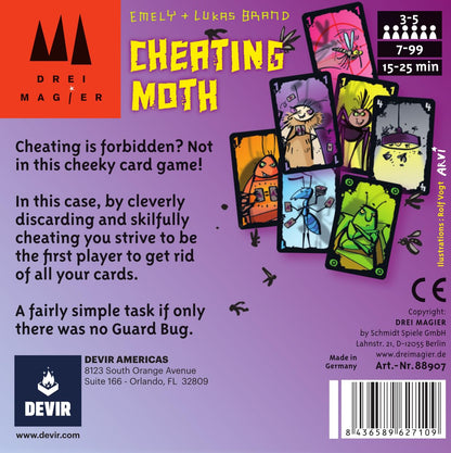 Cheating Moth Card Game – Funny Family Party Game Where Cheating Is Allowed!