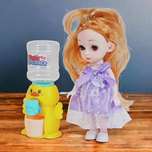 Water Dispenser Toy with Foldable Doll.(Assorted Colours)