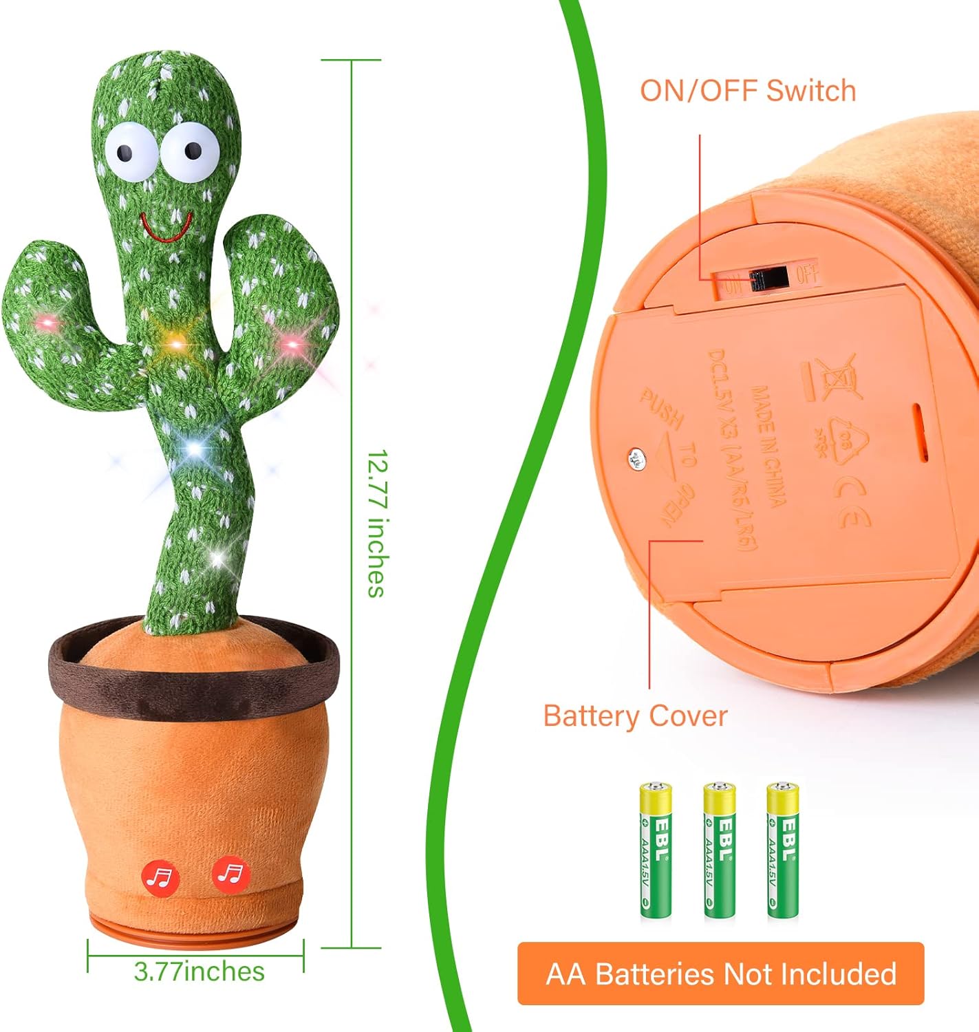 Dancing Cactus - Rechargable