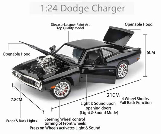 Dodge Charge F7 -Scale 1:24 (Red)