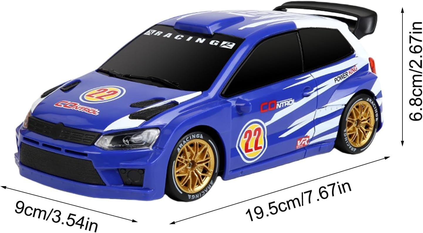 4WD High-Speed Drift RC Car with LED Lights & Precision Controller