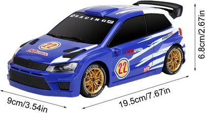 4WD High-Speed Drift RC Car with LED Lights & Precision Controller