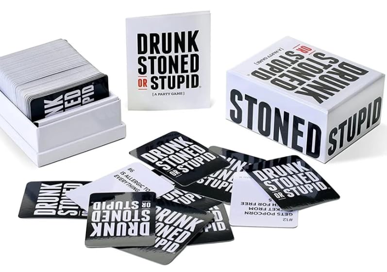 Drunk Stoned or Stupid Card Game – Hilarious Adult Party Game (17+)