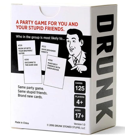 Drunk Stoned or Stupid Card Game – Hilarious Adult Party Game (17+)