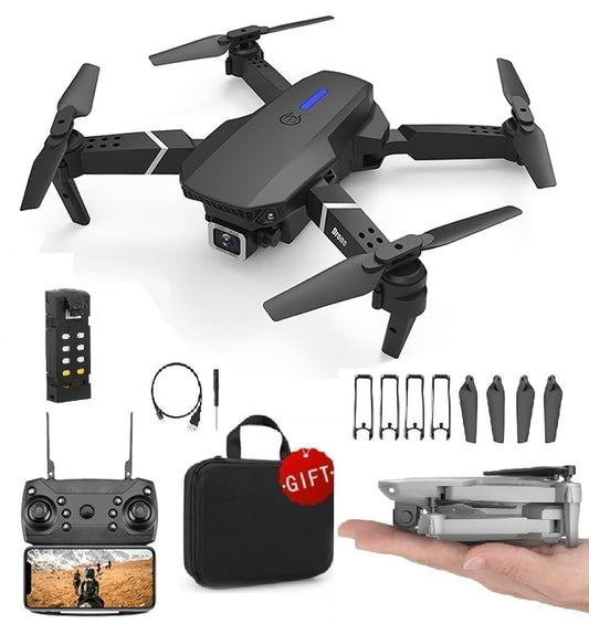 E88 Foldable Drone with 1080P Camera – Obstacle Avoidance & FPV WiFi for Kids & Beginners