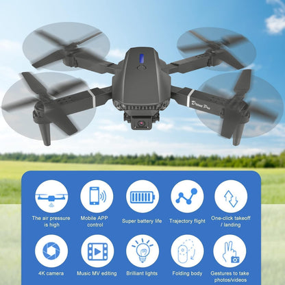 E88 Foldable Drone with 1080P Camera – Obstacle Avoidance & FPV WiFi for Kids & Beginners
