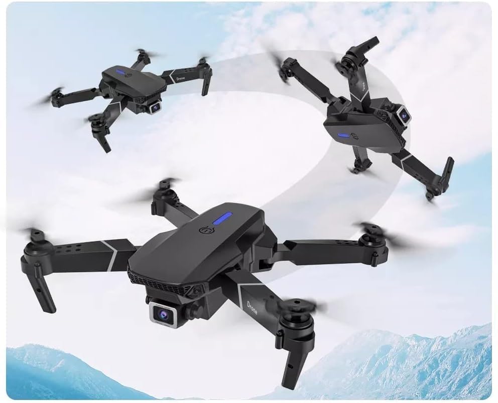 Drone E88 Pro Foldable RC Drone with 1080P HD Camera, Altitude Hold & Remote Control