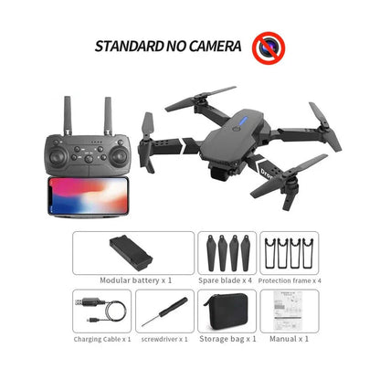 Drone E88 Pro Foldable RC Drone with 1080P HD Camera, Altitude Hold & Remote Control