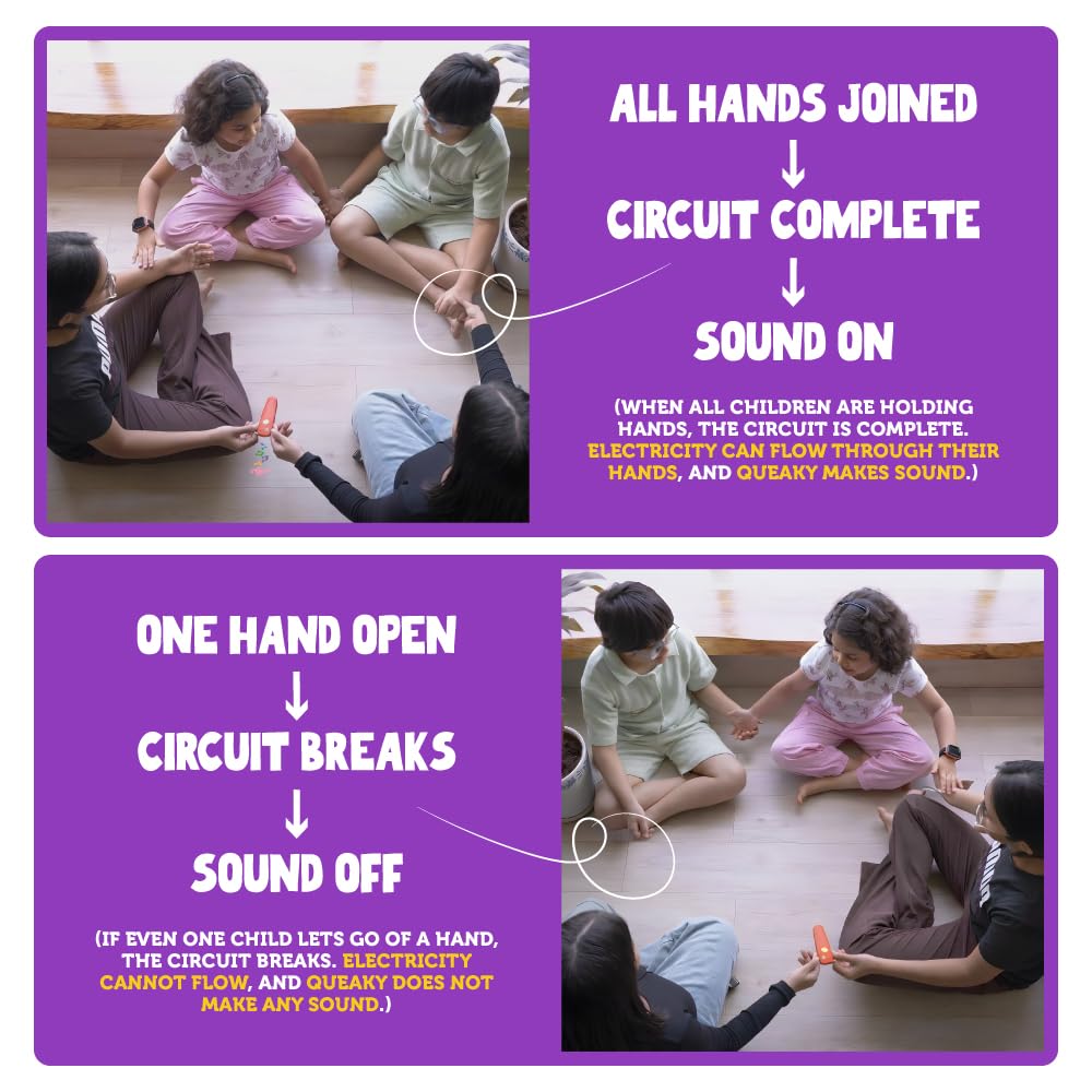 Blix Queaky Charge Rechargeable Sound Making Toy For Kids. Assorted Design