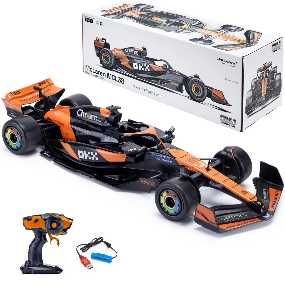 Licenced RC Car 1/12 Scale 2.4Ghz Remote Control Car for McLaren F1 MCL38 R/C Toy