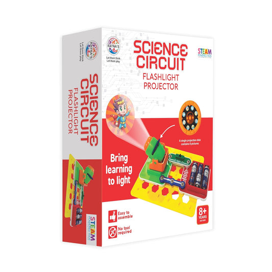 Science Circuit Flashlight Projector Kit for Kids