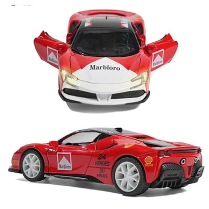 New Toy Car Marbloro Model 1:32 Alloy Metal