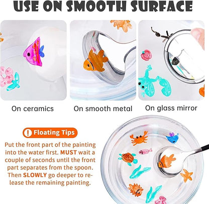 Magic Floating Pens For Doodle Making Water Erasable Markers Floating Ink Pen Set.(Assorted)