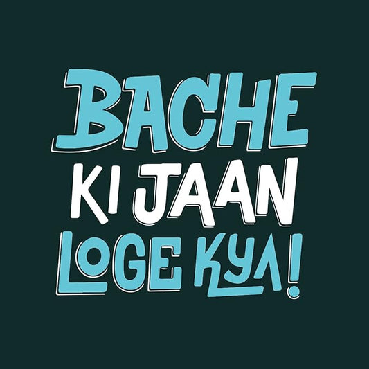 “Bache Ki Jaan Loge Kya” Fridge Magnet – HD Print, Stylish Kitchen Decor