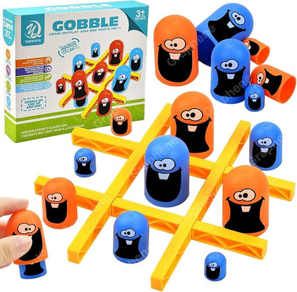 Tic Tac Toe Strategy Board Game – Brain Development Fun (Multicolor)