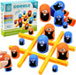 Tic Tac Toe Strategy Board Game – Brain Development Fun (Multicolor)